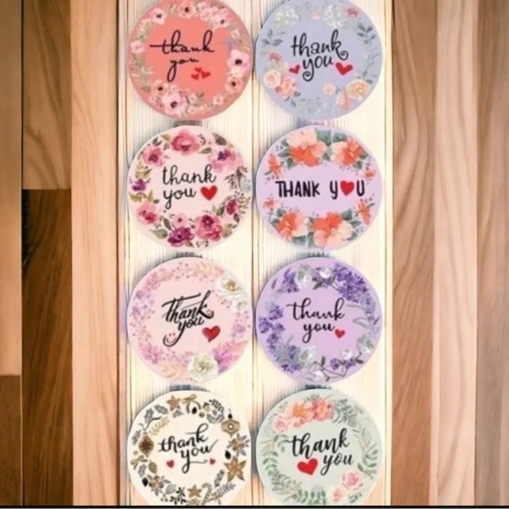 40 Thank You Stickers!